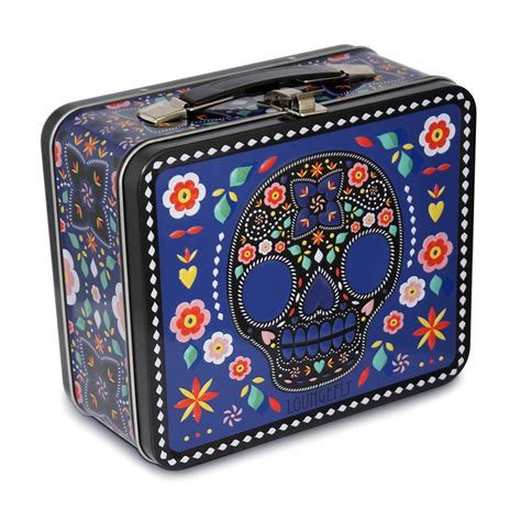 sugar skull metal lunch box|Sugar Skull Lunch Box – Lunchbox.com.